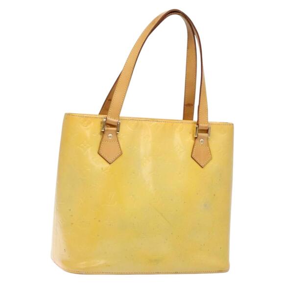 LOUIS VUITTON Monogram Vernis Houston Hand Bag Gris M91053 - Picture 1 of 13